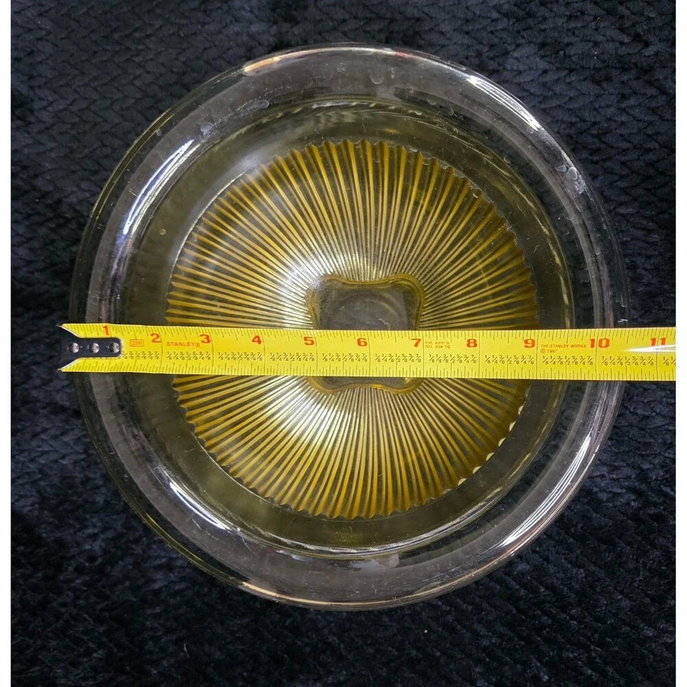 3 VTG "Golden Glow" Depression Glass Nesting Mixing Bowls by Federal Glass Co - Picture 8 of 14